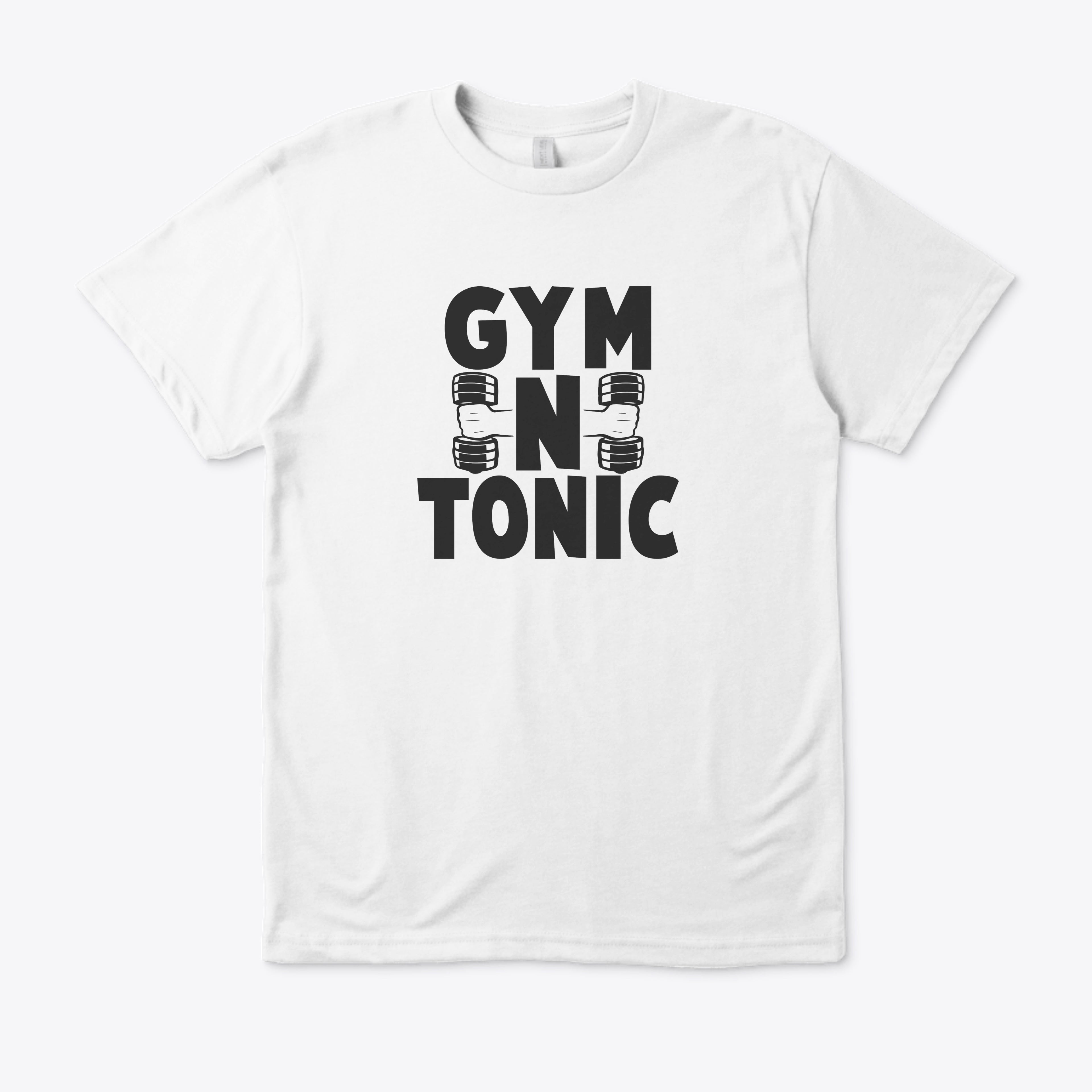 T-shirt blanc *gym*