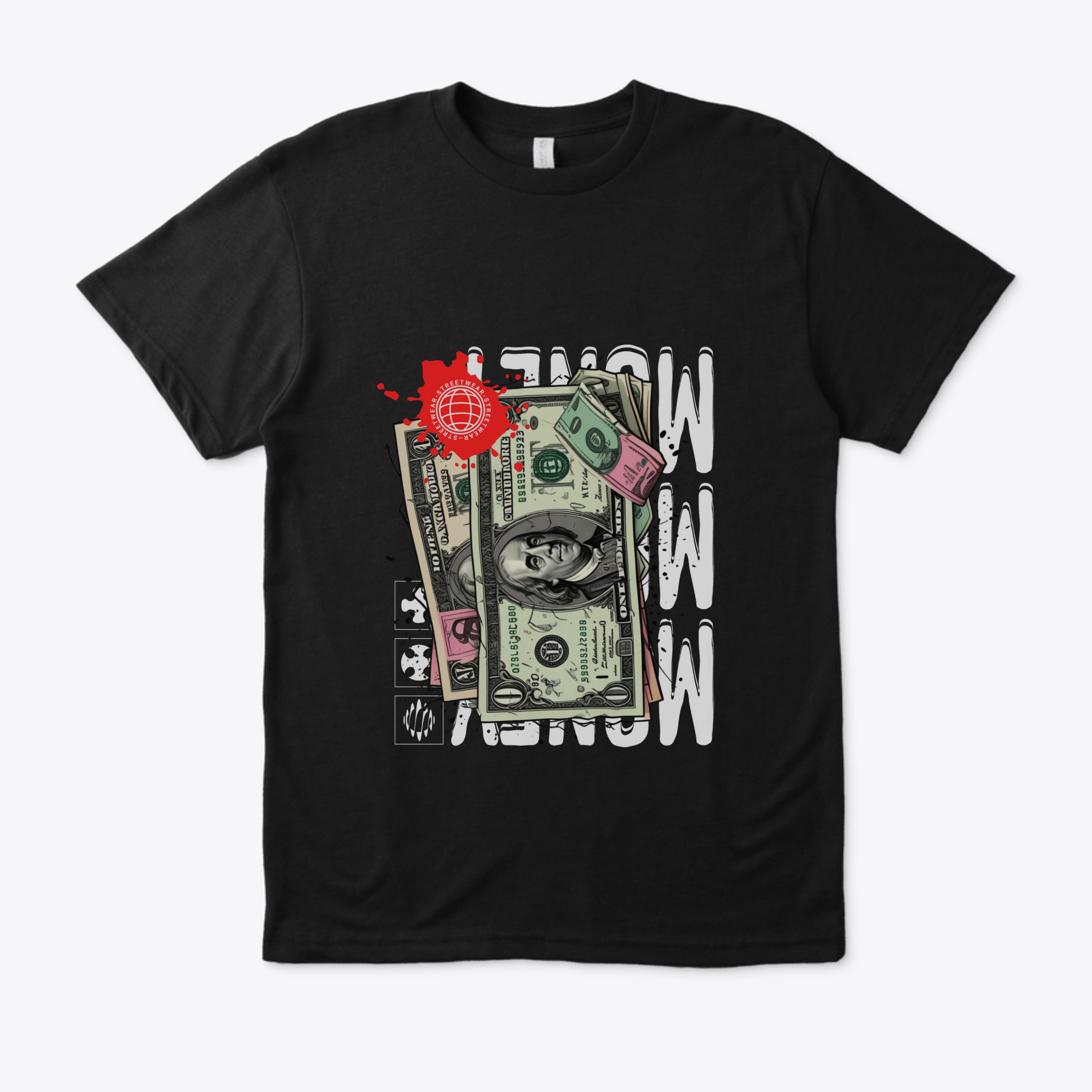 T-shirt noir *dollars*