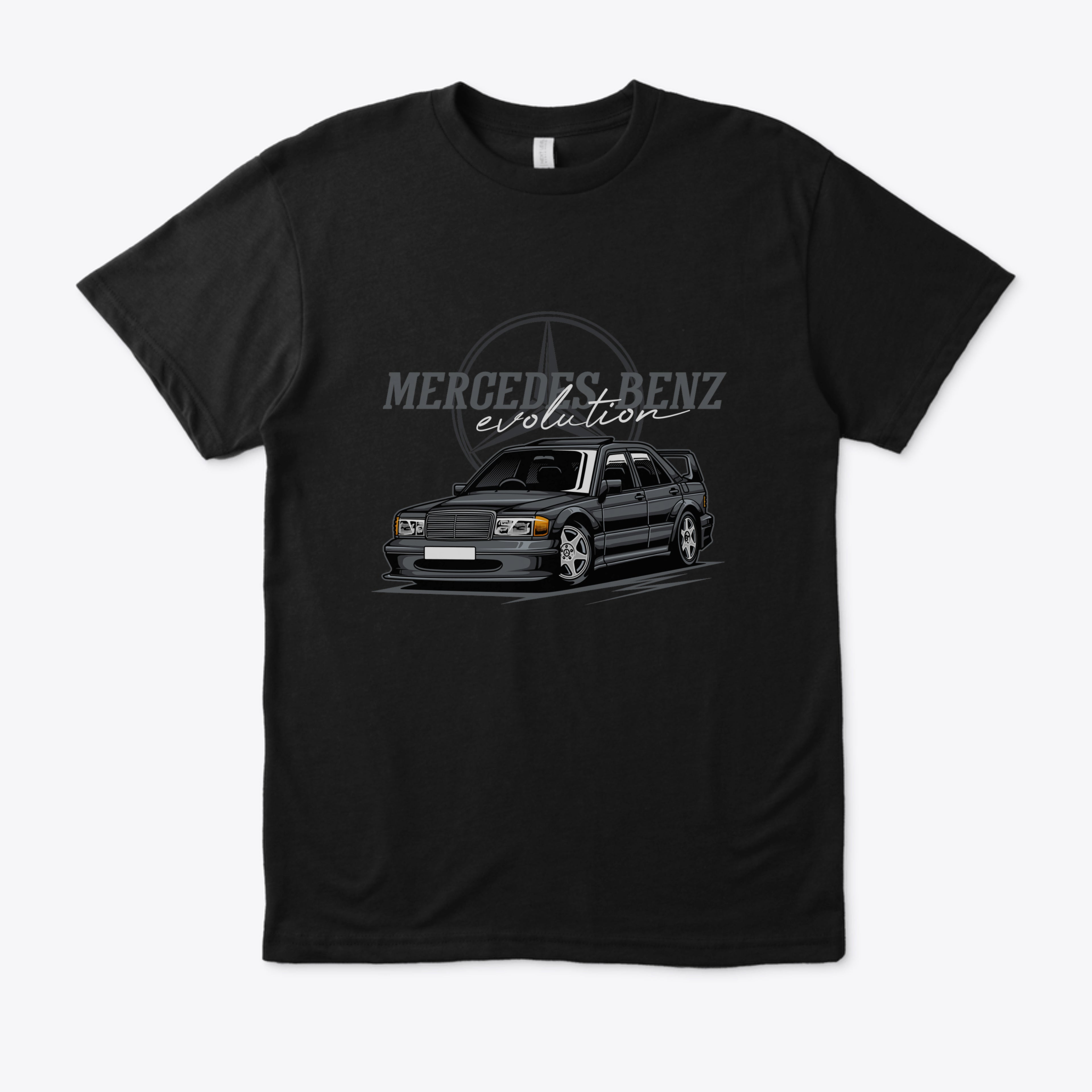 T-shirt noir *mercedes benz*