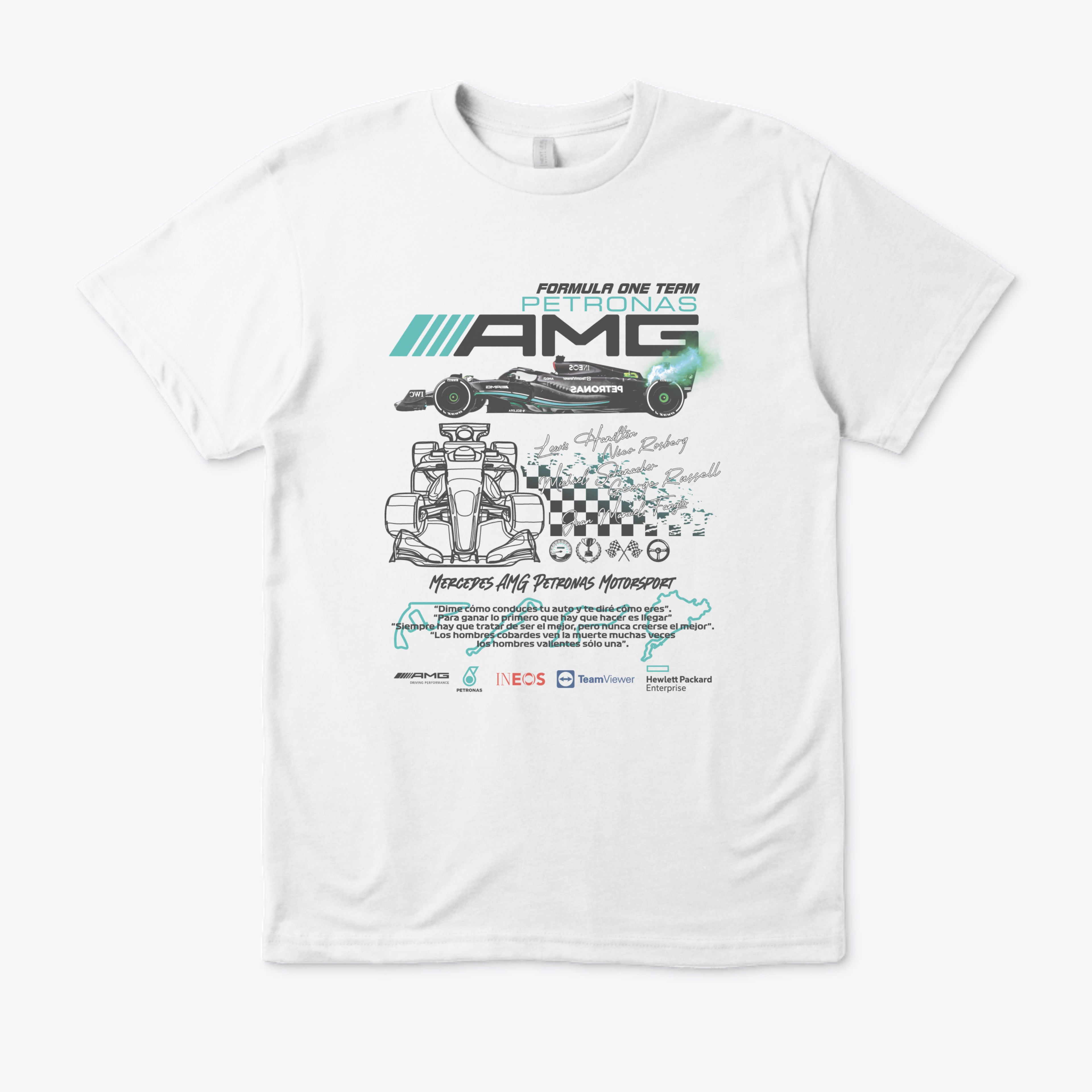 T-shirt blanc *amg*