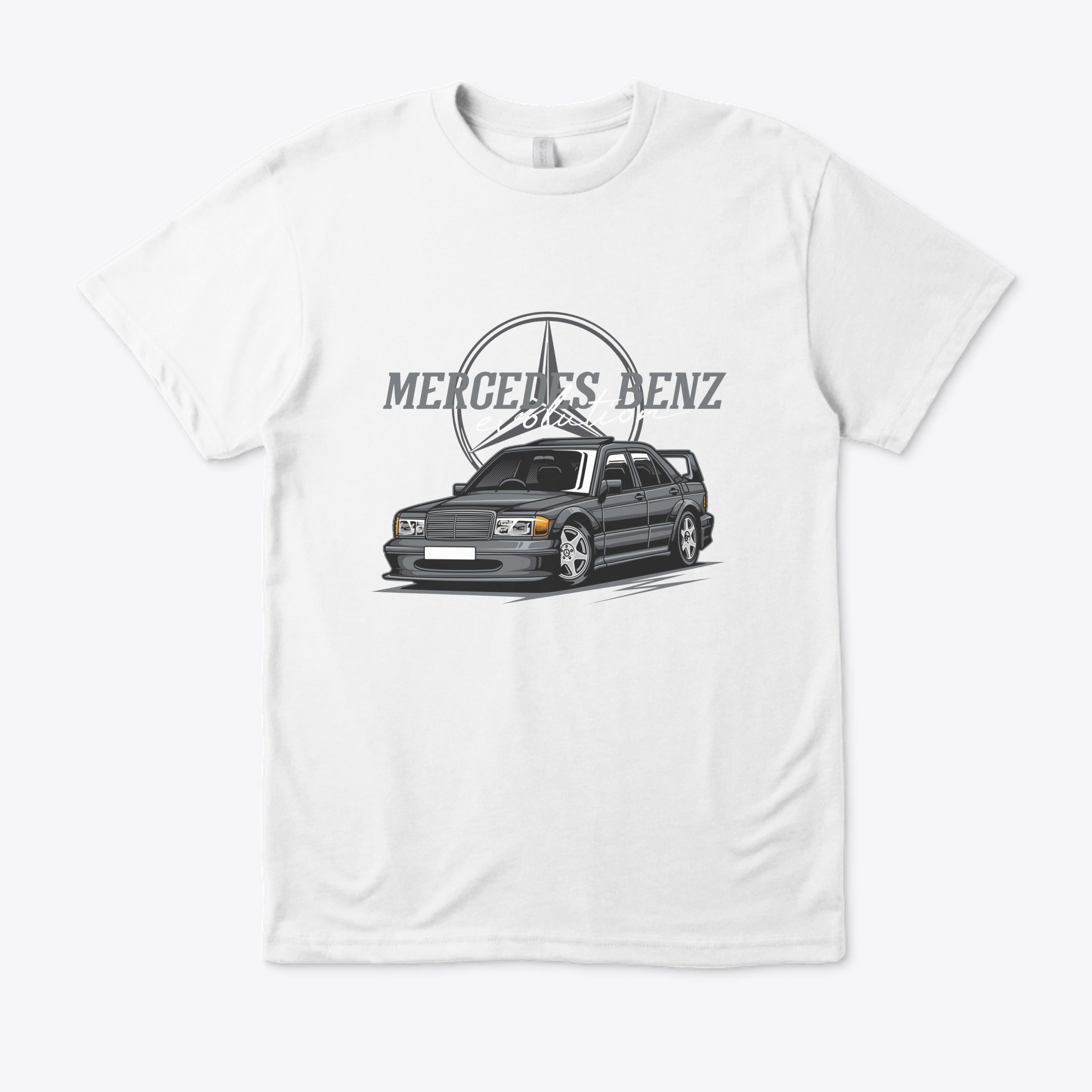 T-shirt blanc *mercedes benz*