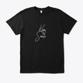 T-shirt noir *keep calm*