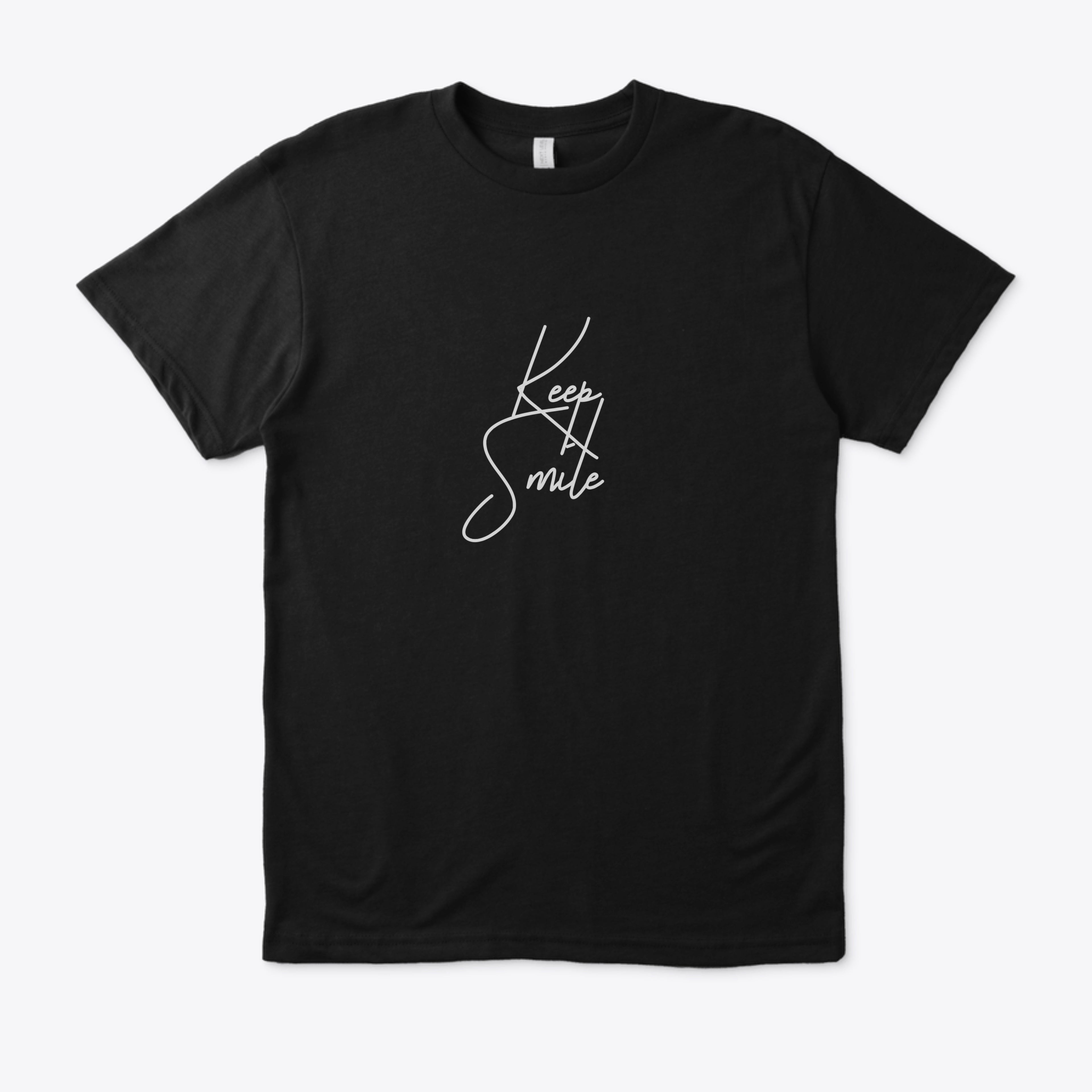 T-shirt noir *keep calm*