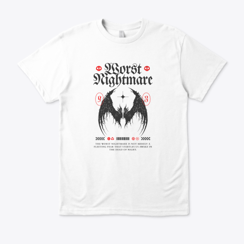 T-shirt blanc *rightmare*