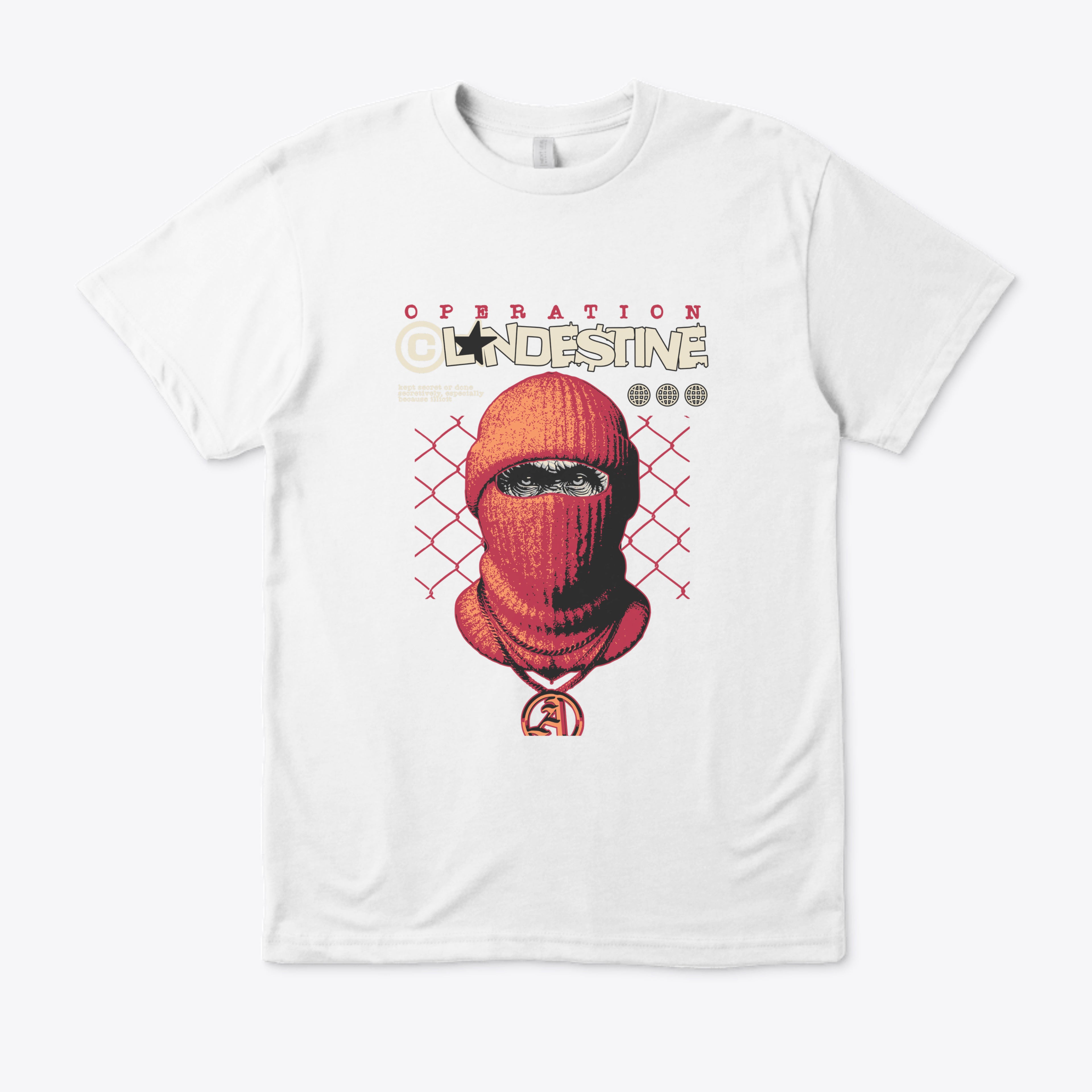 T-shirt blanc *clandestin*