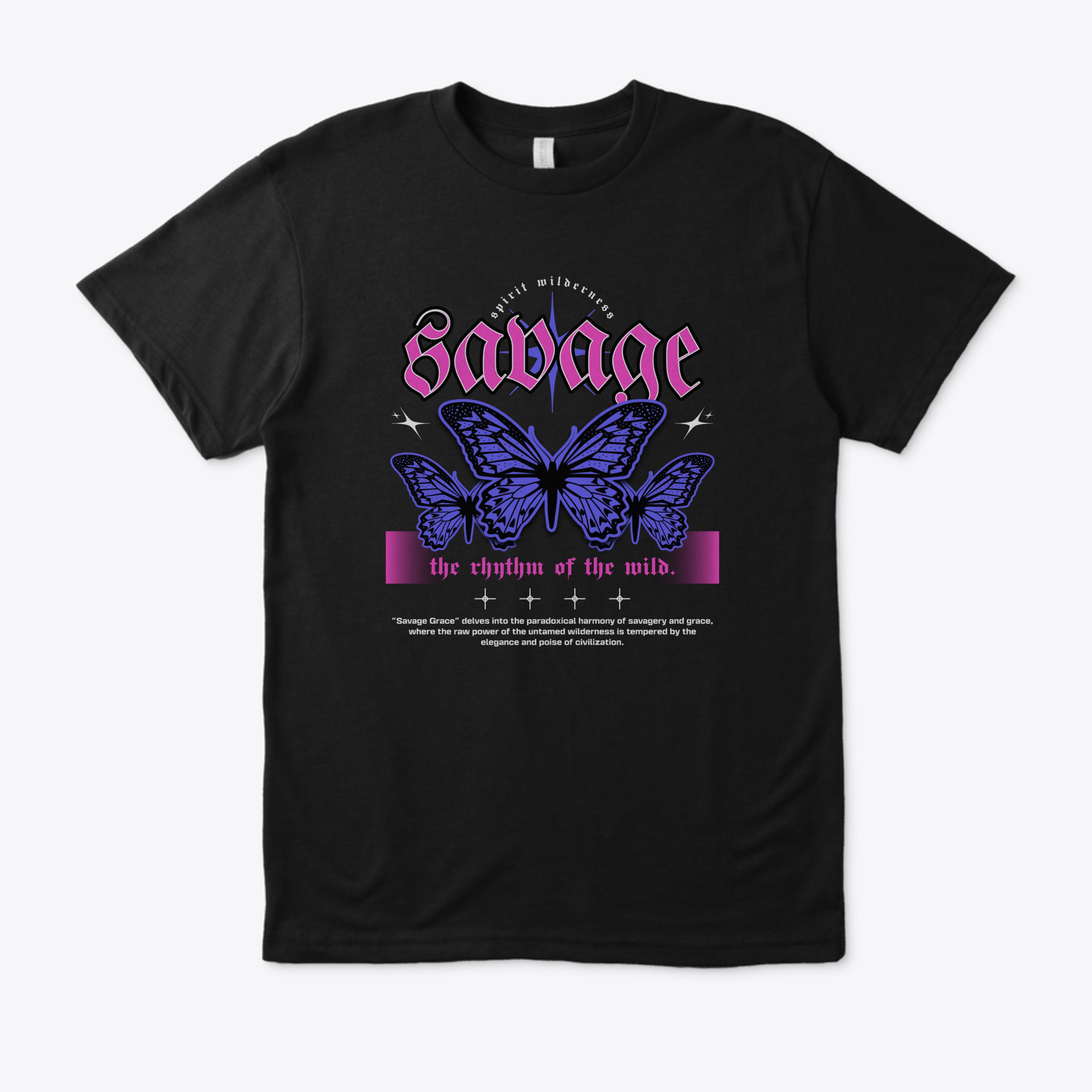 T-shirt noir *savage*
