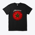 T-shirt noir *morocco 2026*