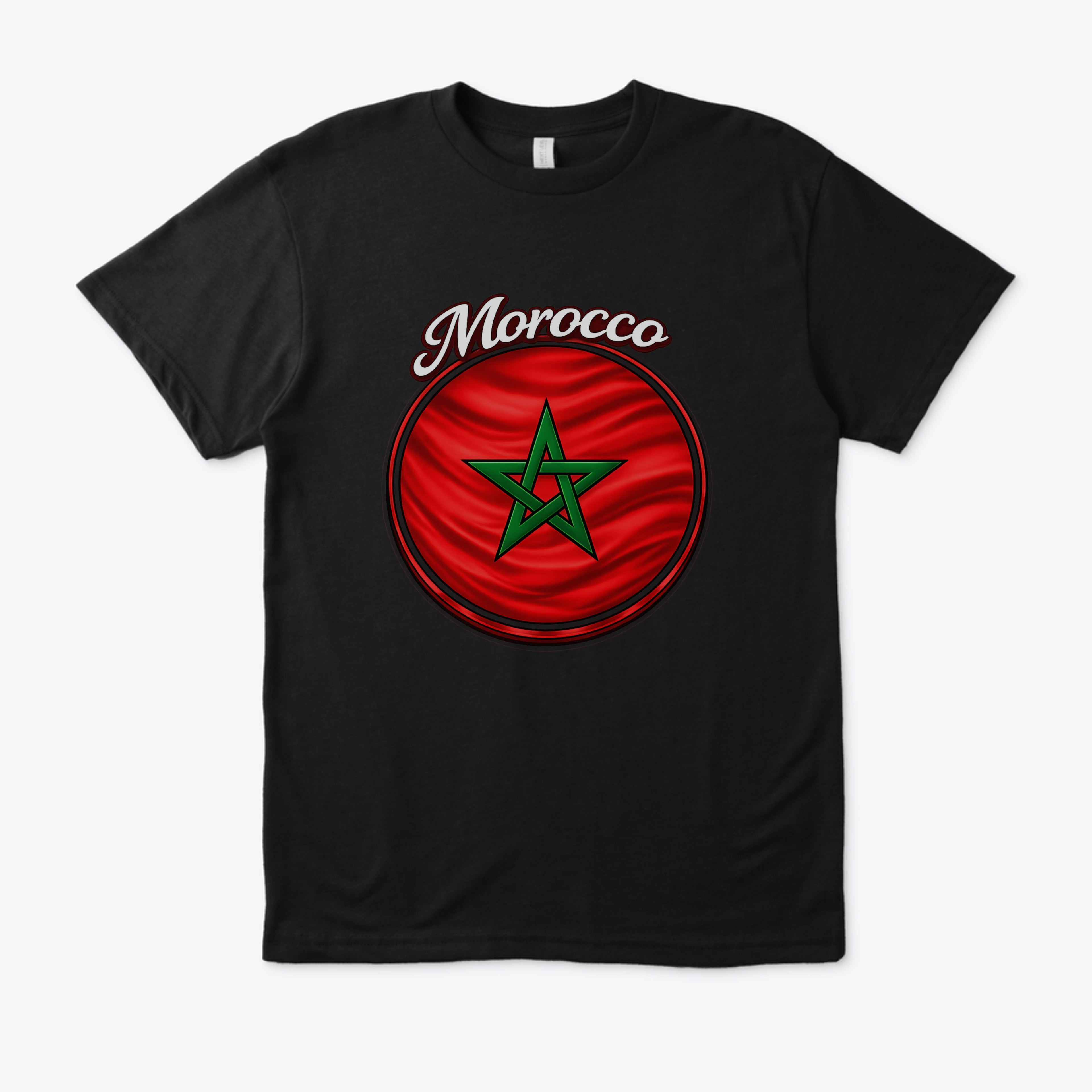 T-shirt noir *morocco 2026*