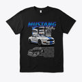 T-shirt noir *mustang*