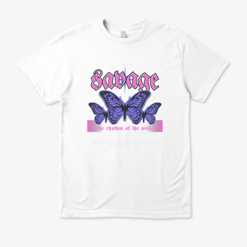 T-shirt blanc *savage*